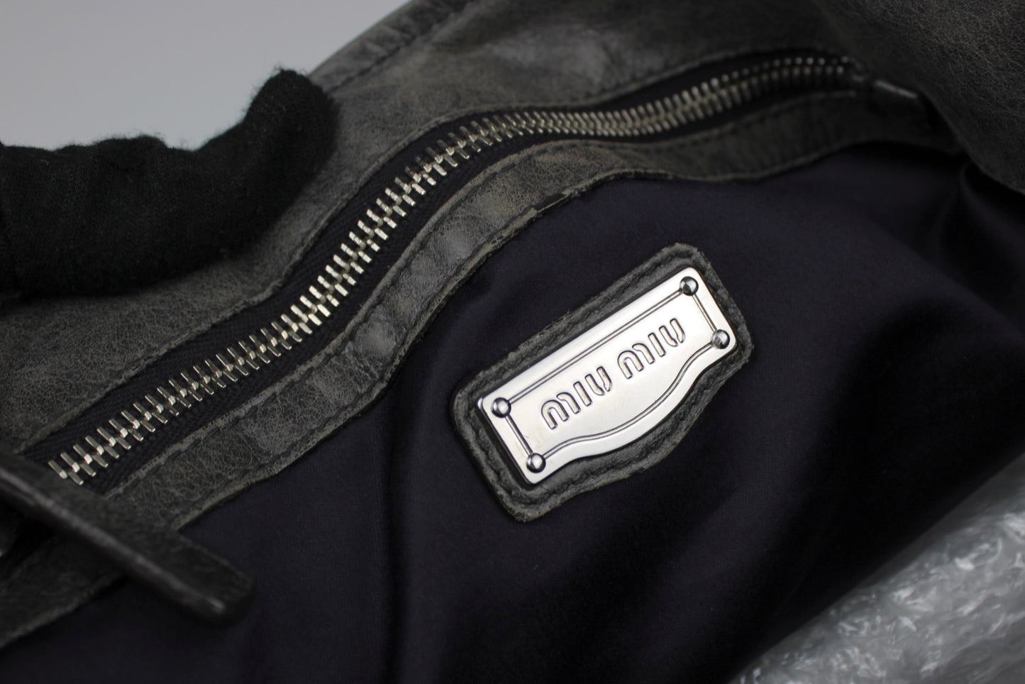 Miu Miu Vitello Shine Tote Bag