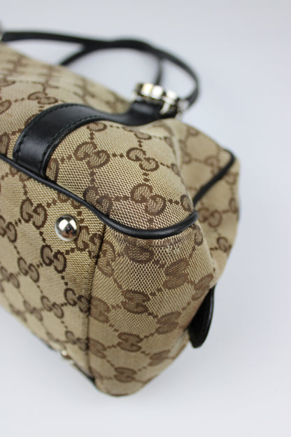 Pre-owned Gucci Monogram Interlocking GG Twins Shoulder Bag