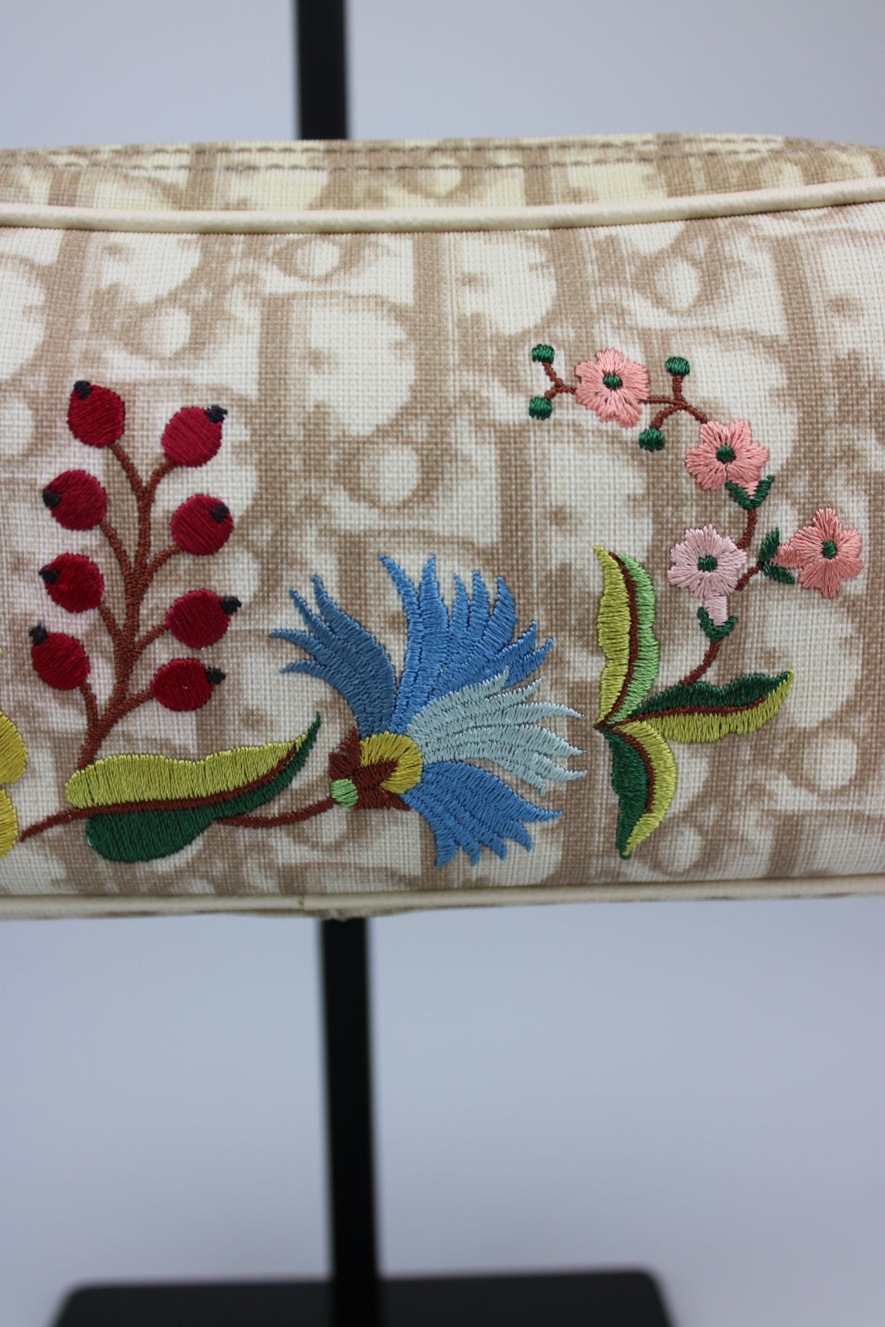 Dior Monogram Embroidered Pochette Bag 2005