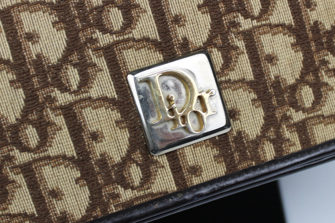 Dior Monogram Shoulder Bag 1980s