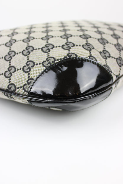 Pre-owned Gucci Monogram Crescent Bag
