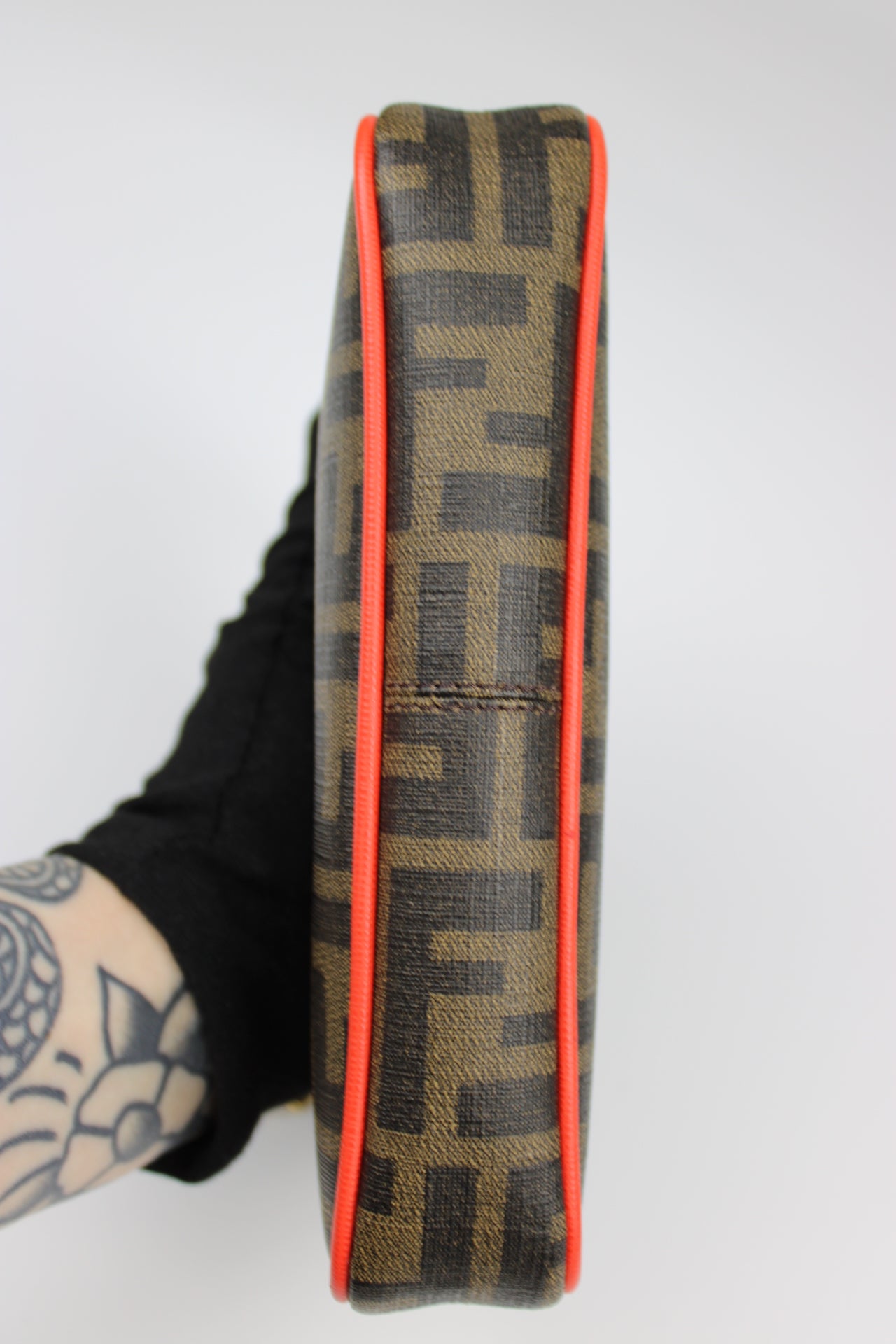 Fendi Zucca Chain Pochette Bag