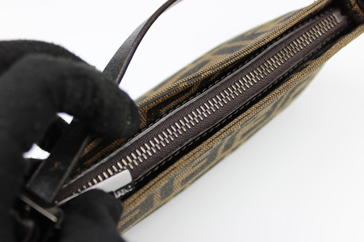 Fendi Zucca Pochette Bag