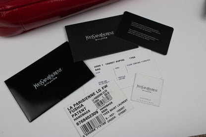 Yves Saint Laurent La Parisienne Patent O-Ring Strap Bag 2005