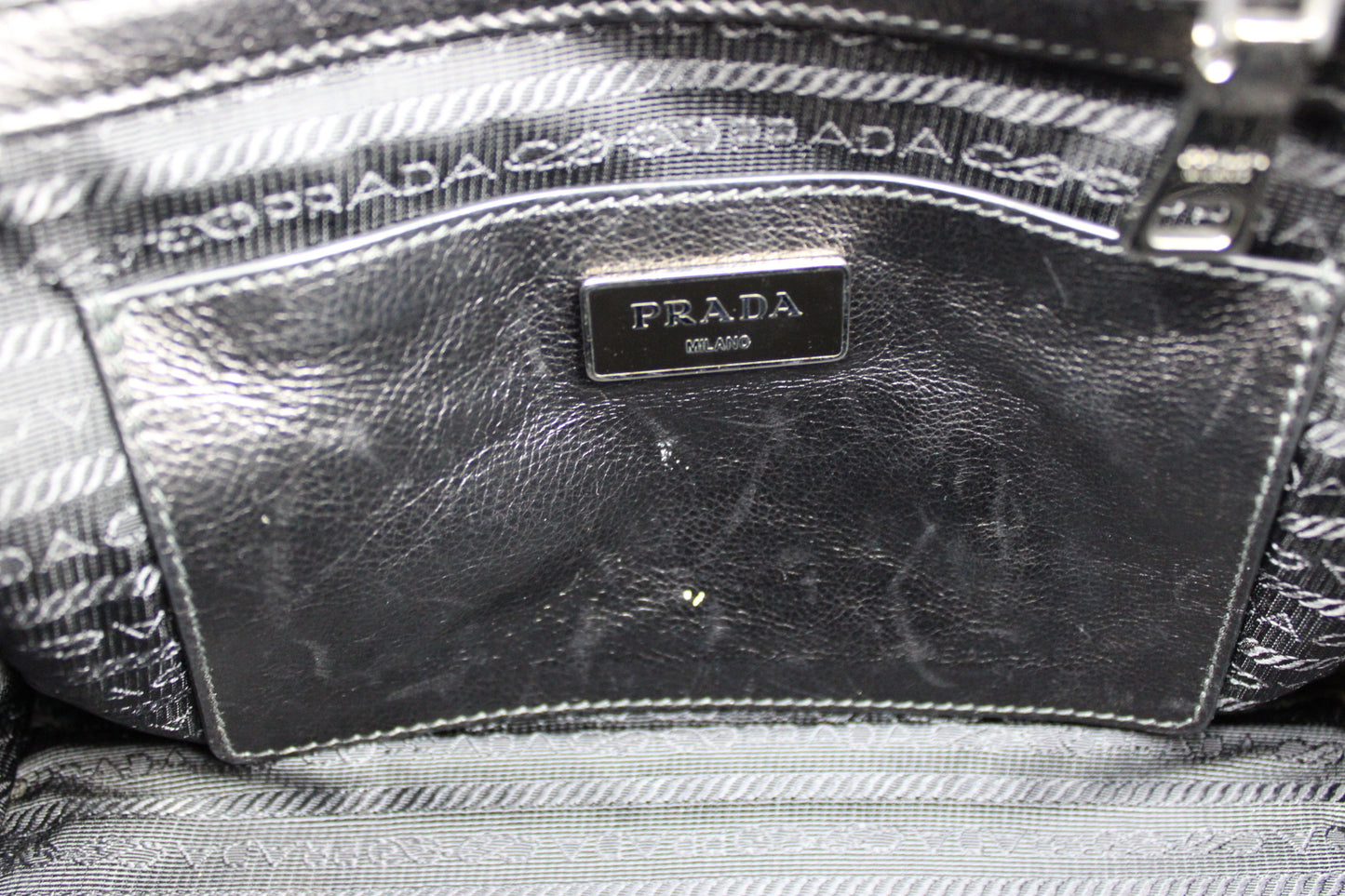 Prada Calfskin Leather Tote 2-Way Bag 2013