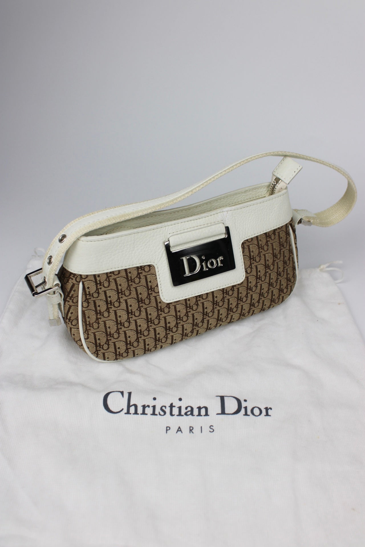 Dior Monogram Columbus Pochette Bag 2006
