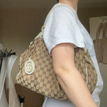 Load image into Gallery viewer, Gucci Monogram Sukey Hobo Tote Bag
