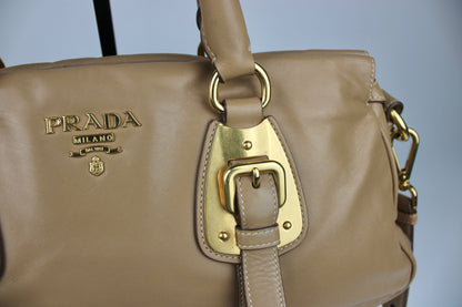 Prada Cuoio Soft Calfskin 2-Way Bag