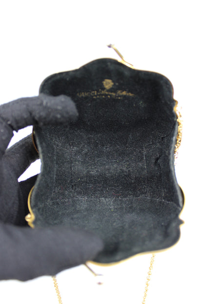 Gucci Monogram Shell Cross Body Micro Bag 1980s