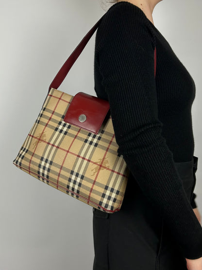 Burberry Haymarket Shoulder Bag 2003