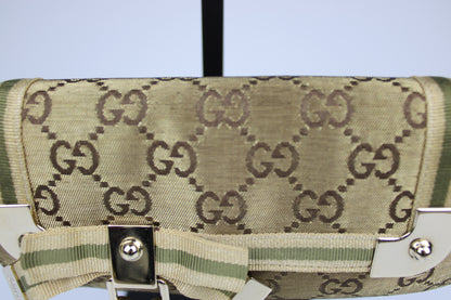 Gucci Monogram Satin Mini Pochette Bag