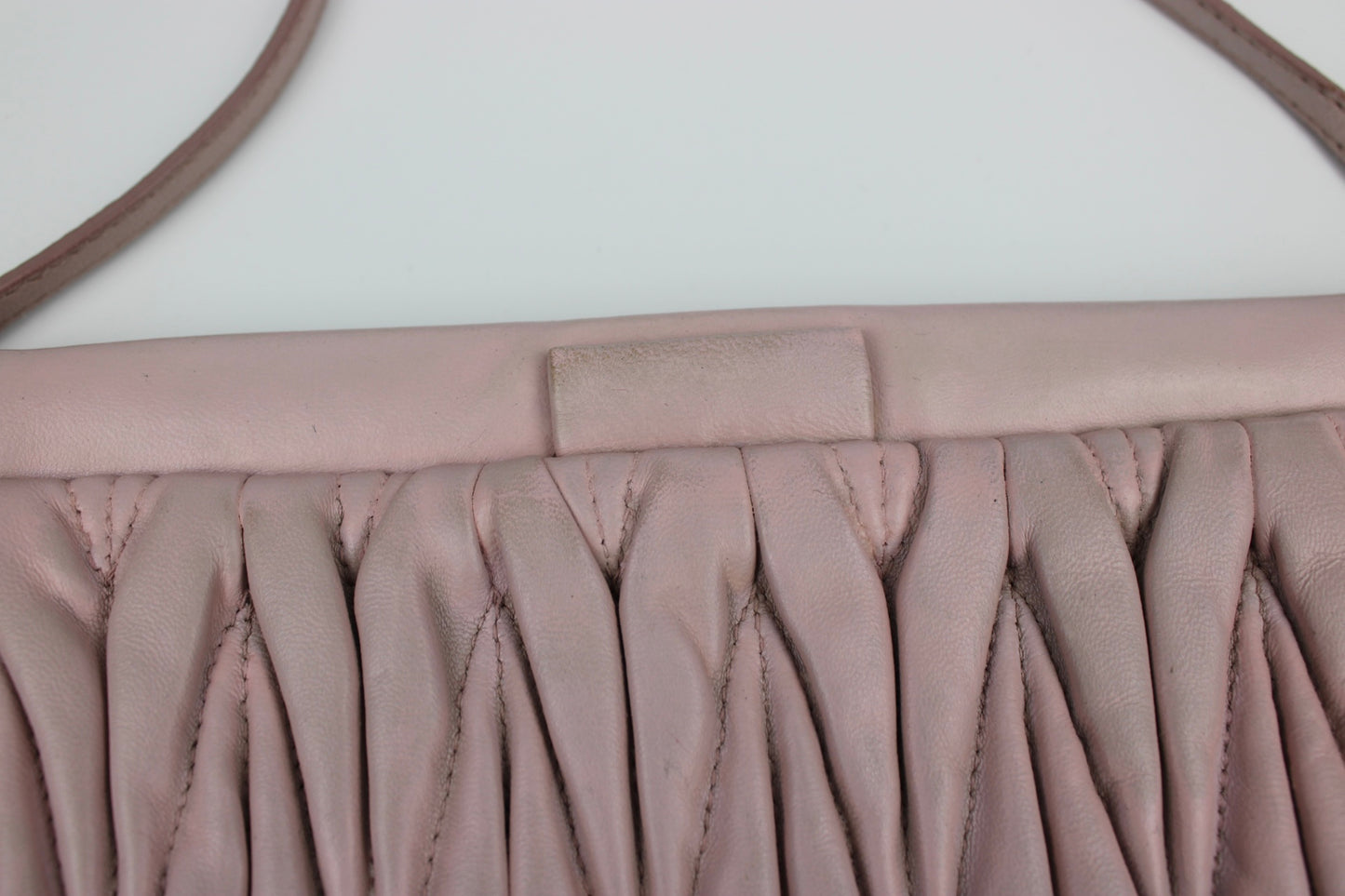Miu Miu Matelasse Nappa Leather Frame Cross Body Bag