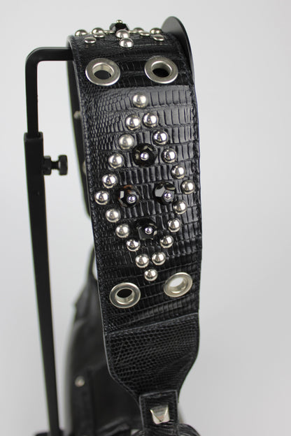 Prada Nappa Leather Beaded Shoulder Bag