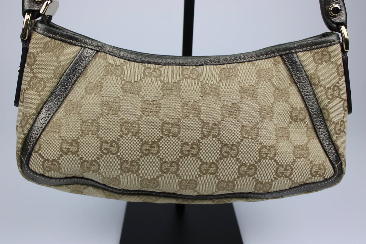 Pre-owned Gucci Monogram Abbey Bag