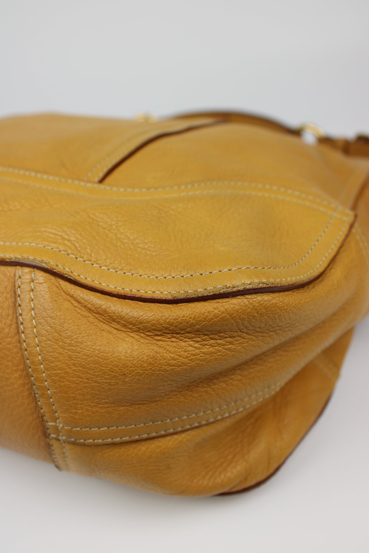 Prada Cervo Leather Hobo Bag