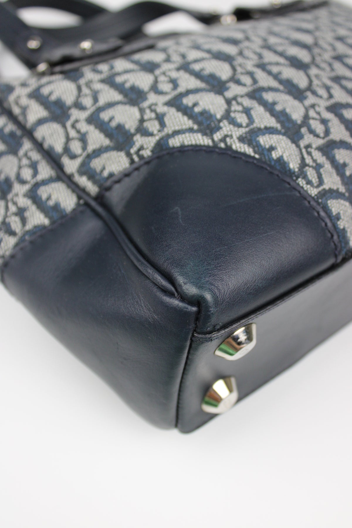 Pre-owned Dior Monogram Trotter Mini Tote Bag 2005