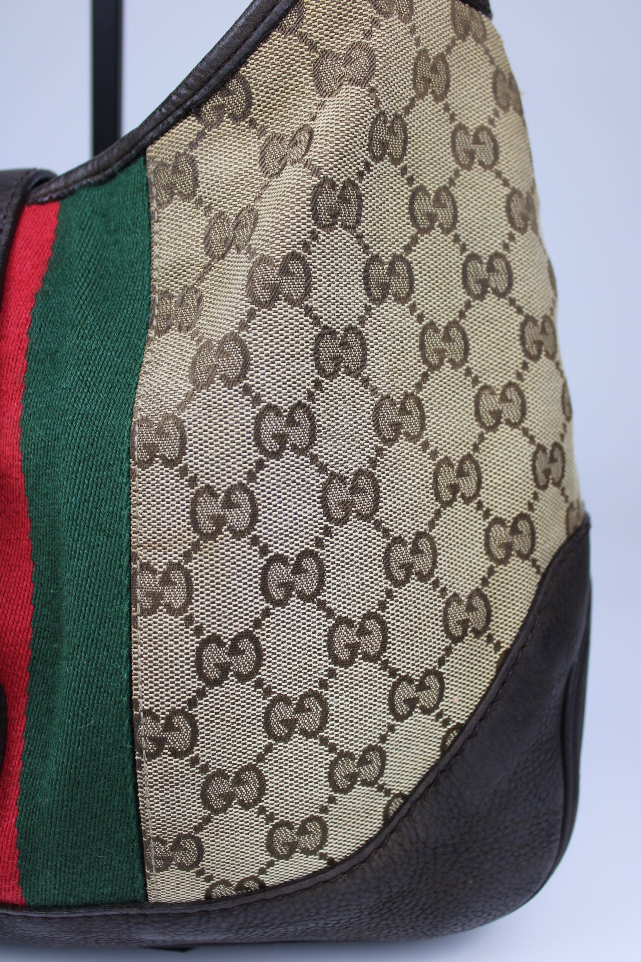 Gucci Monogram Hobo Jackie Bag