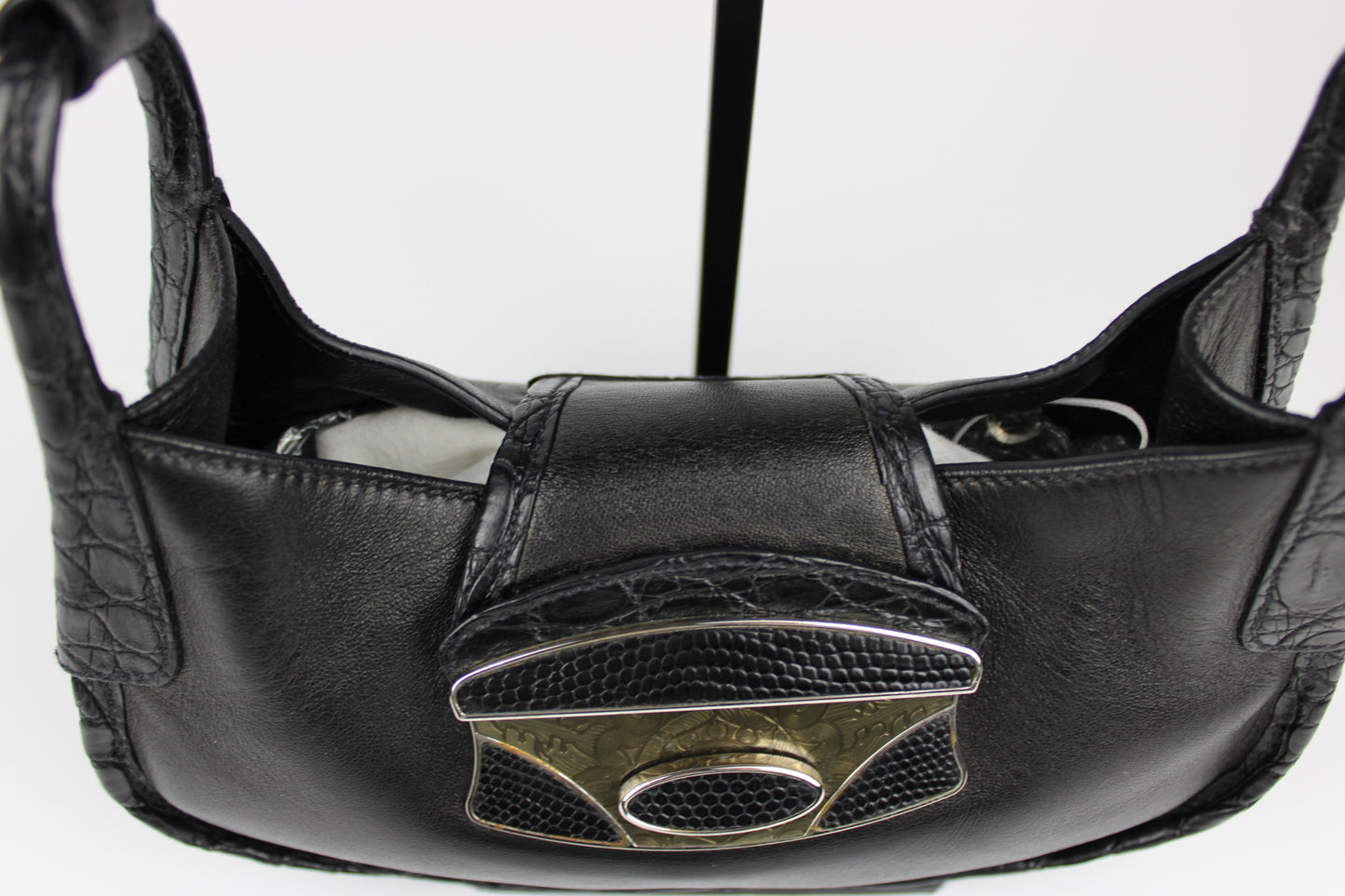 Prada Nappa Leather Beaded Shoulder Bag