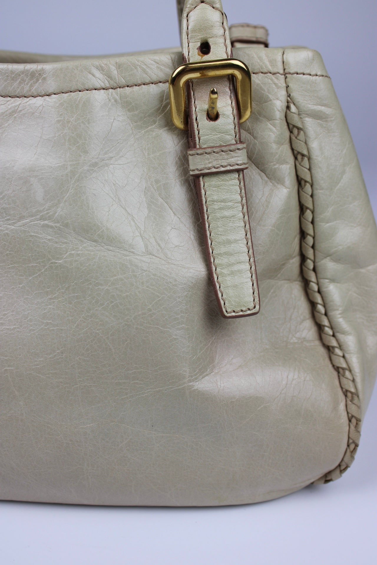 Prada Vitello Shine 2-Way Bow Bag