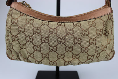 Gucci Monogram Pleated Charmy Pochette