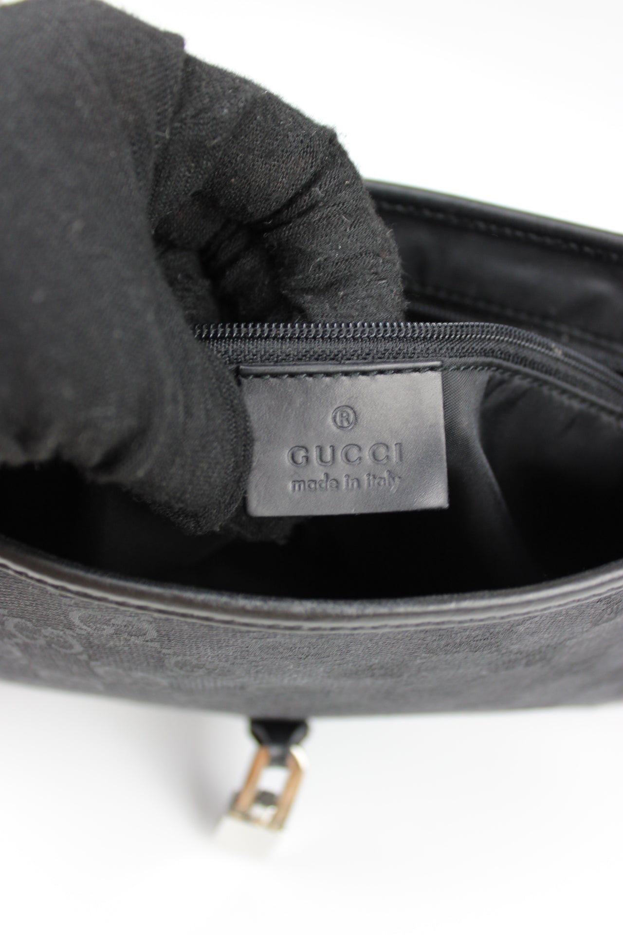 Gucci Monogram Chain Strap Mini Jackie Bag (Restored)