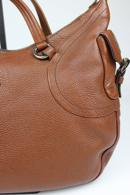 Prada Vit Daino Leather Two Way Bag