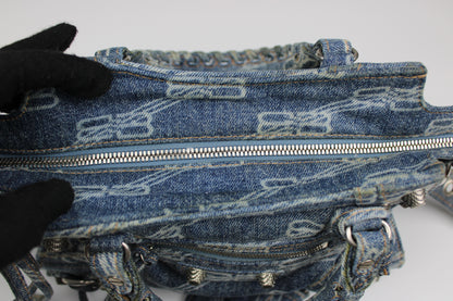 Balenciaga Denim Neo Cagole XS City Bag