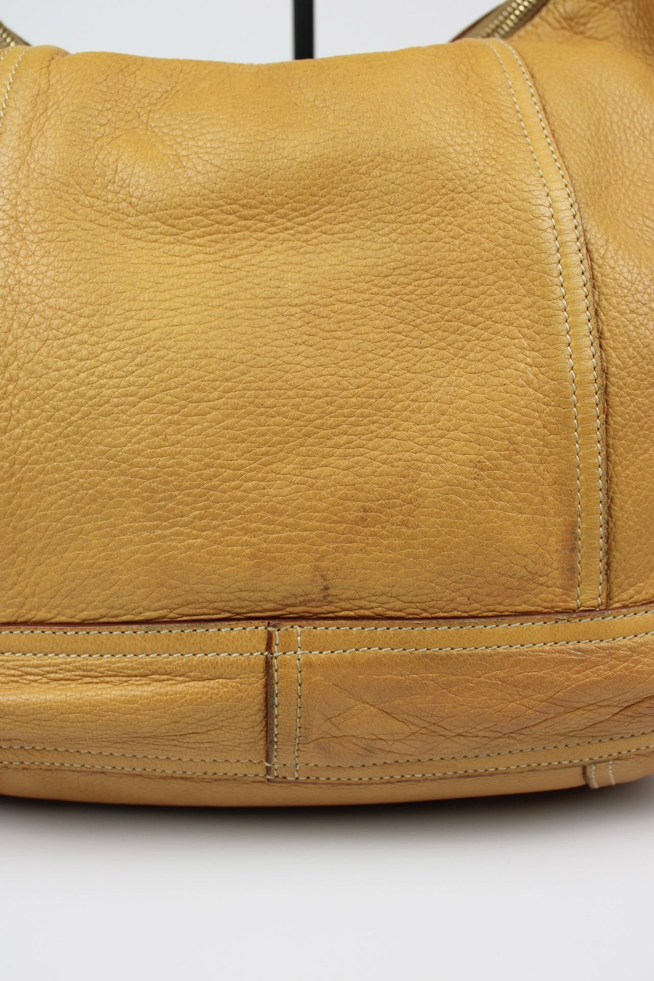 Prada Cervo Leather Hobo Bag