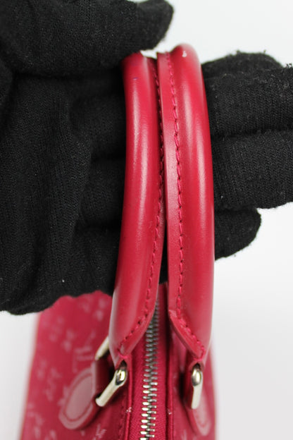 Louis Vuitton Satin Micro Alma Bag 2002