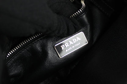 Prada Nappa Leather Beaded Shoulder Bag