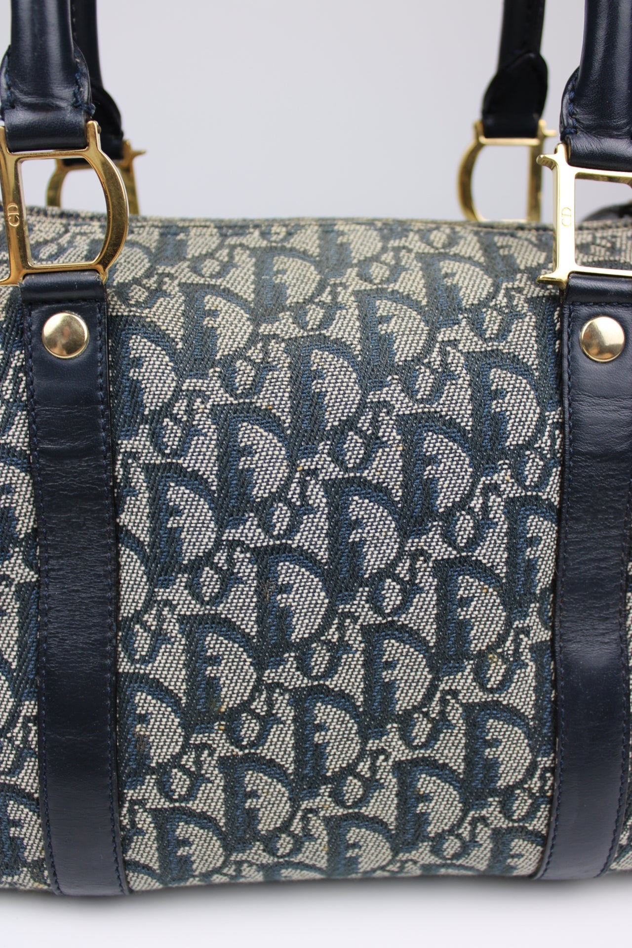 Dior Monogram Trotter Boston Bag 2002