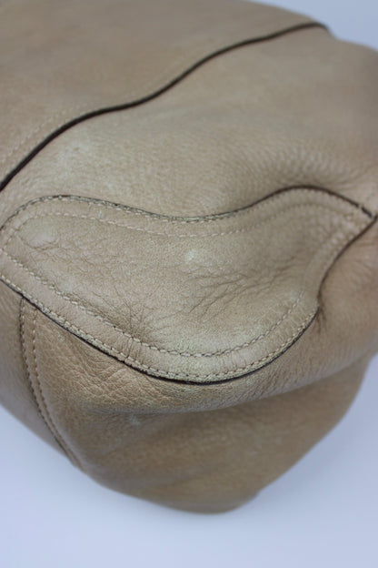 Pre-owned Prada Cervo Leather Hobo Bag
