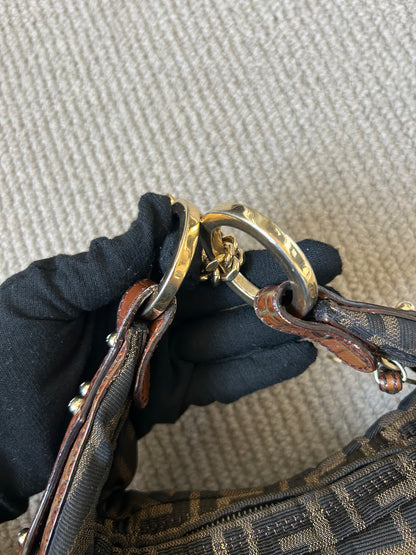 Fendi Zucca Chain Strap Bag