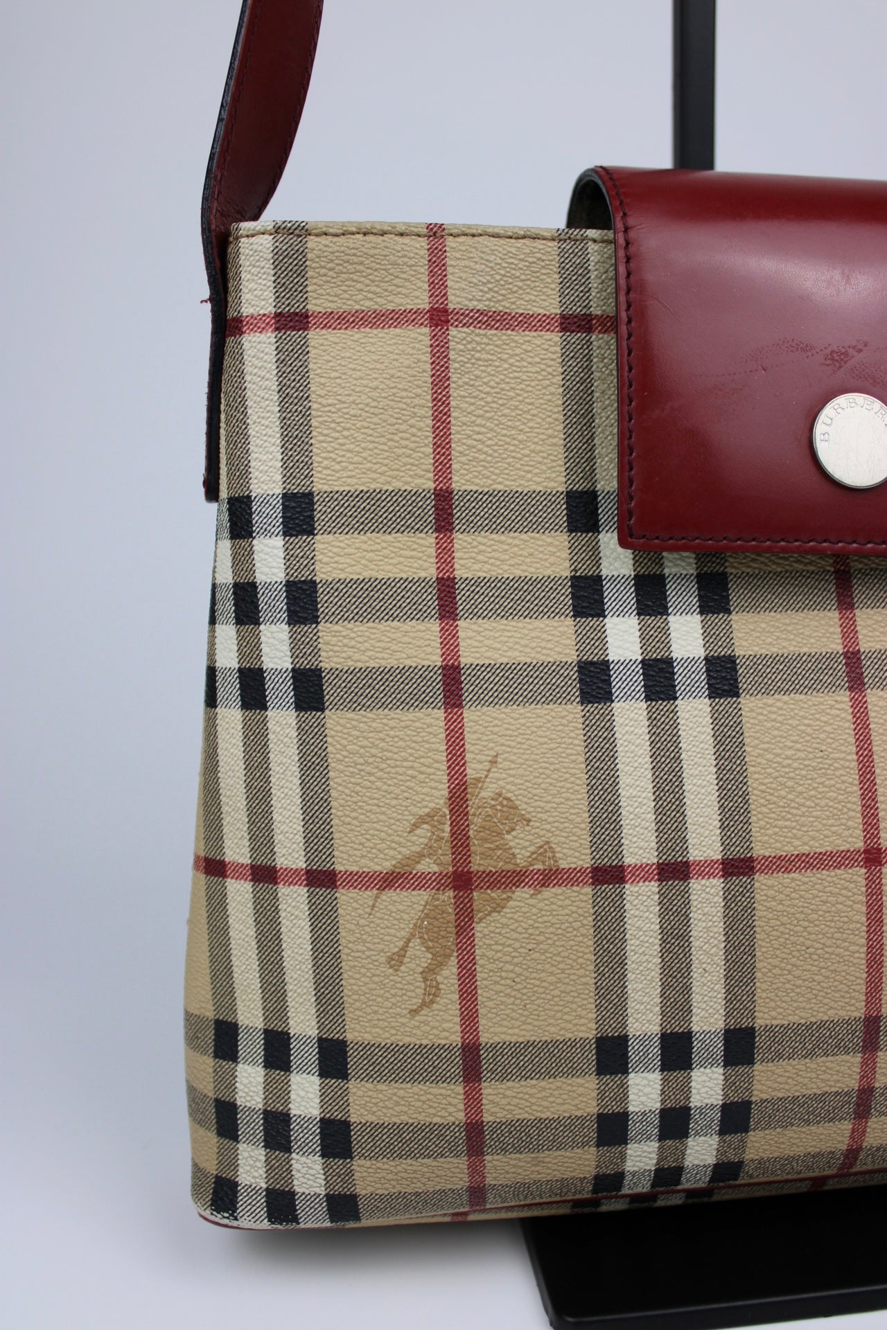 Burberry Haymarket Shoulder Bag 2003