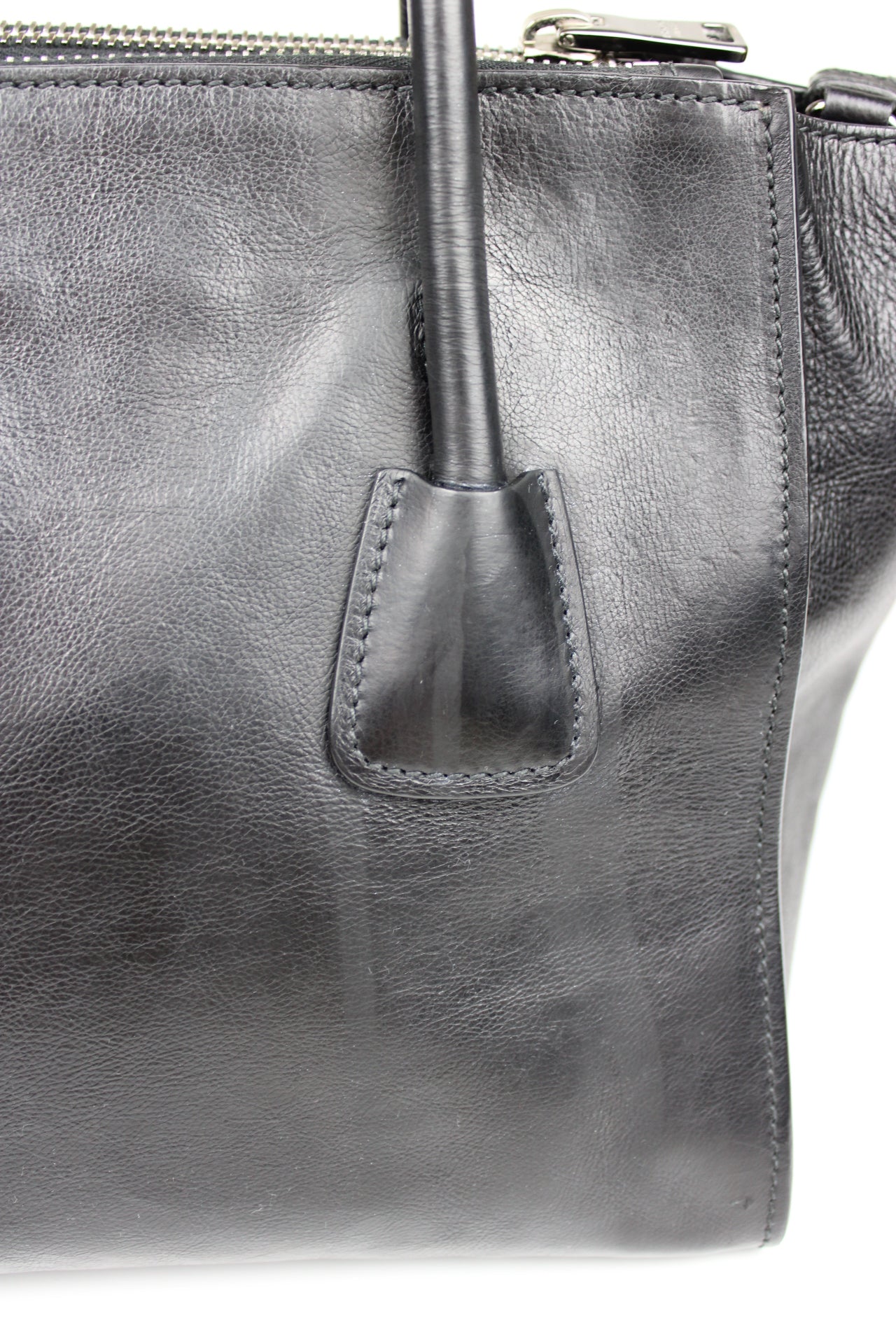 Prada Calfskin Leather Tote 2-Way Bag 2013