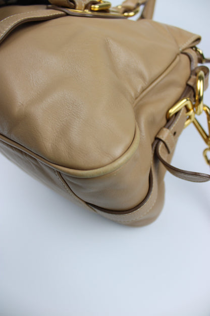 Prada Cuoio Soft Calfskin 2-Way Bag