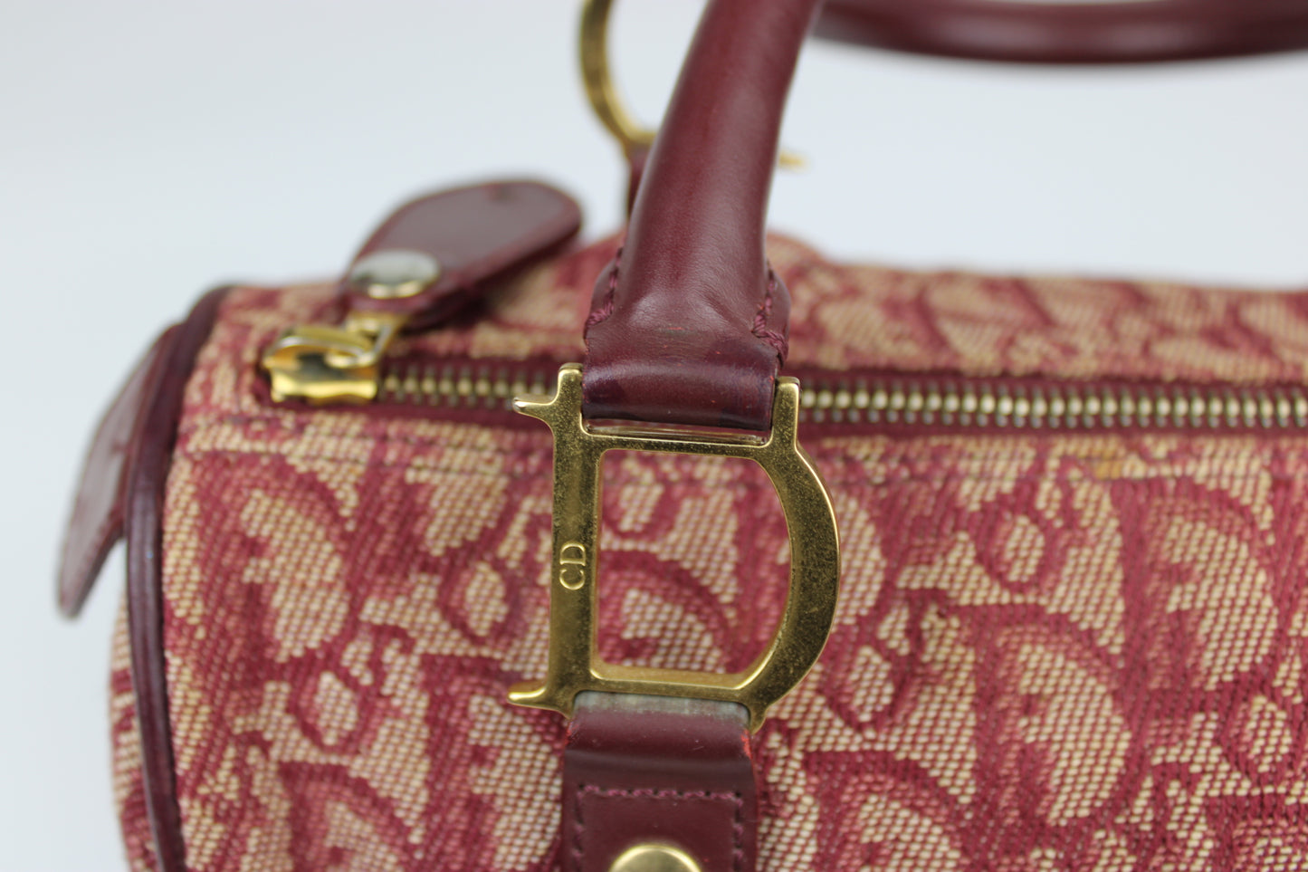Dior Monogram Trotter Boston Bag 2004