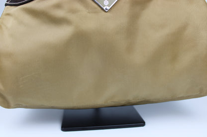 Prada Nylon Chain Strap Hobo Bag