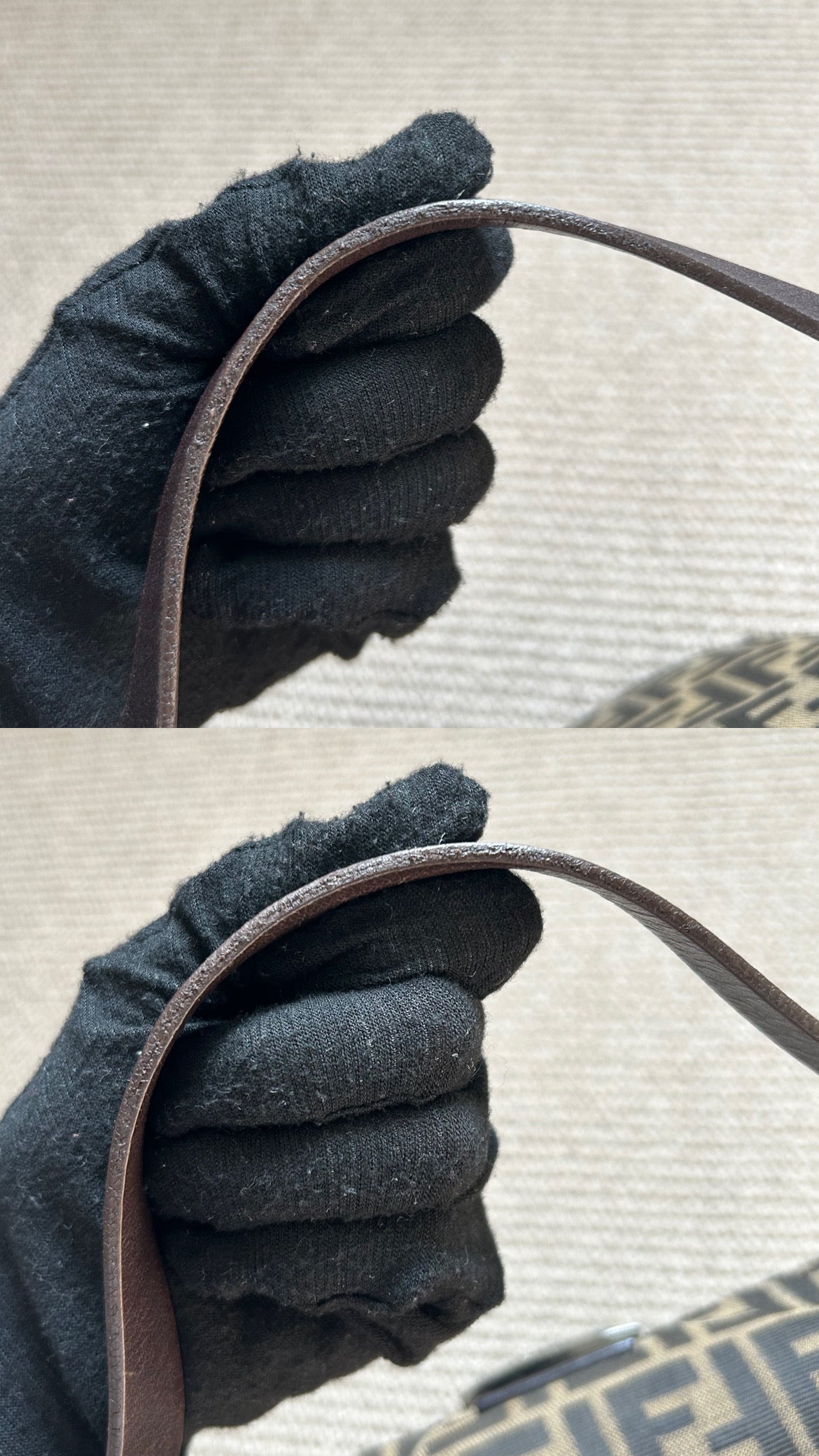 Fendi Zucca Baguette Bag