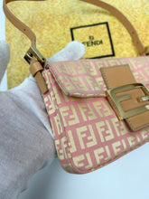 Load image into Gallery viewer, Fendi Zucchino Mini Baguette Bag
