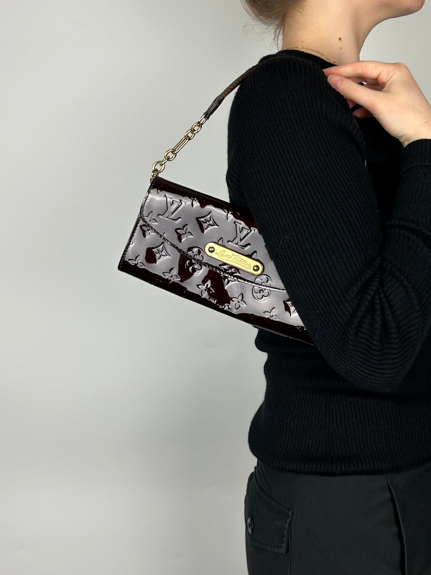 Louis Vuitton Sunset Boulevard Vernis Pochette Bag 2010