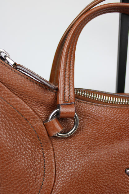 Prada Vit Daino Leather Two Way Bag