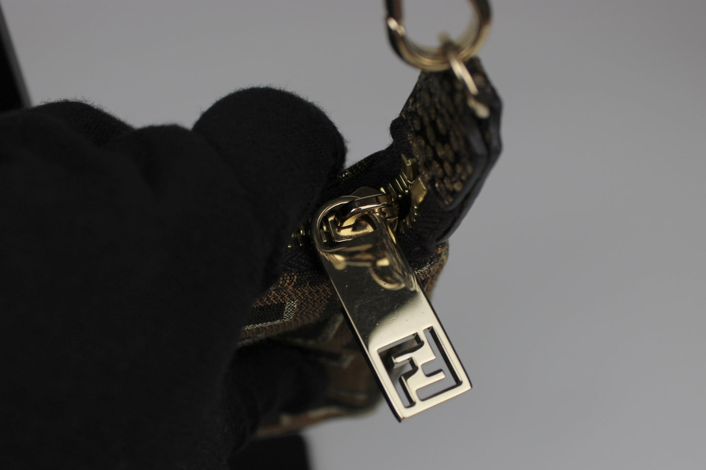 Fendi Zucca 2-Way Pochette Bag