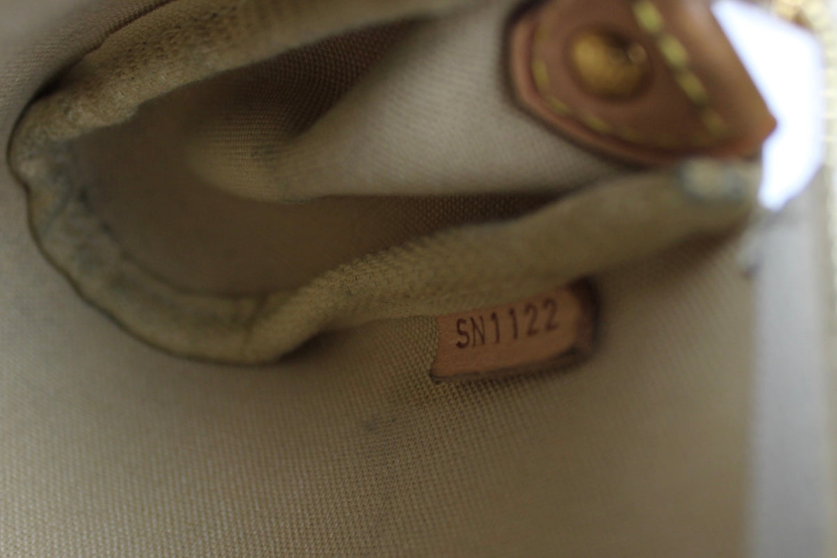 Louis Vuitton Damier Azur Eva Pochette Bag 2012