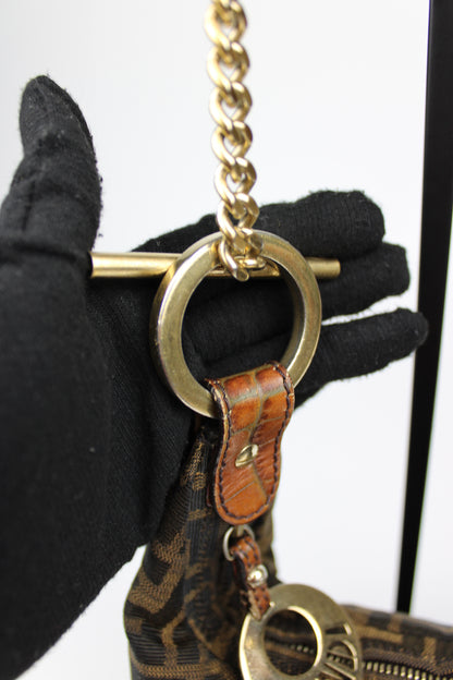 Fendi Zucca Chain Strap Bag