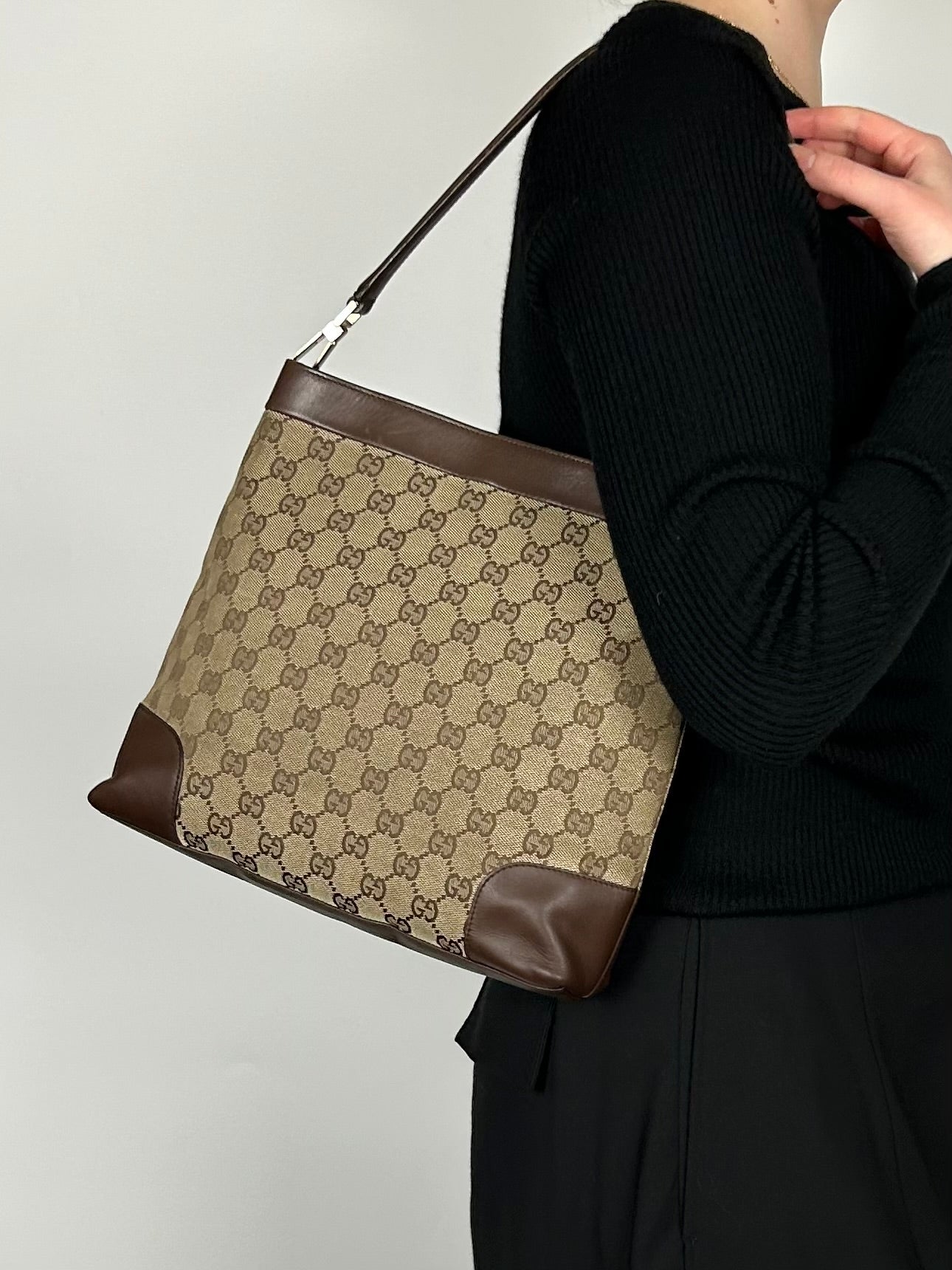 Gucci Monogram Shoulder Bag 2002 (With Receipt)