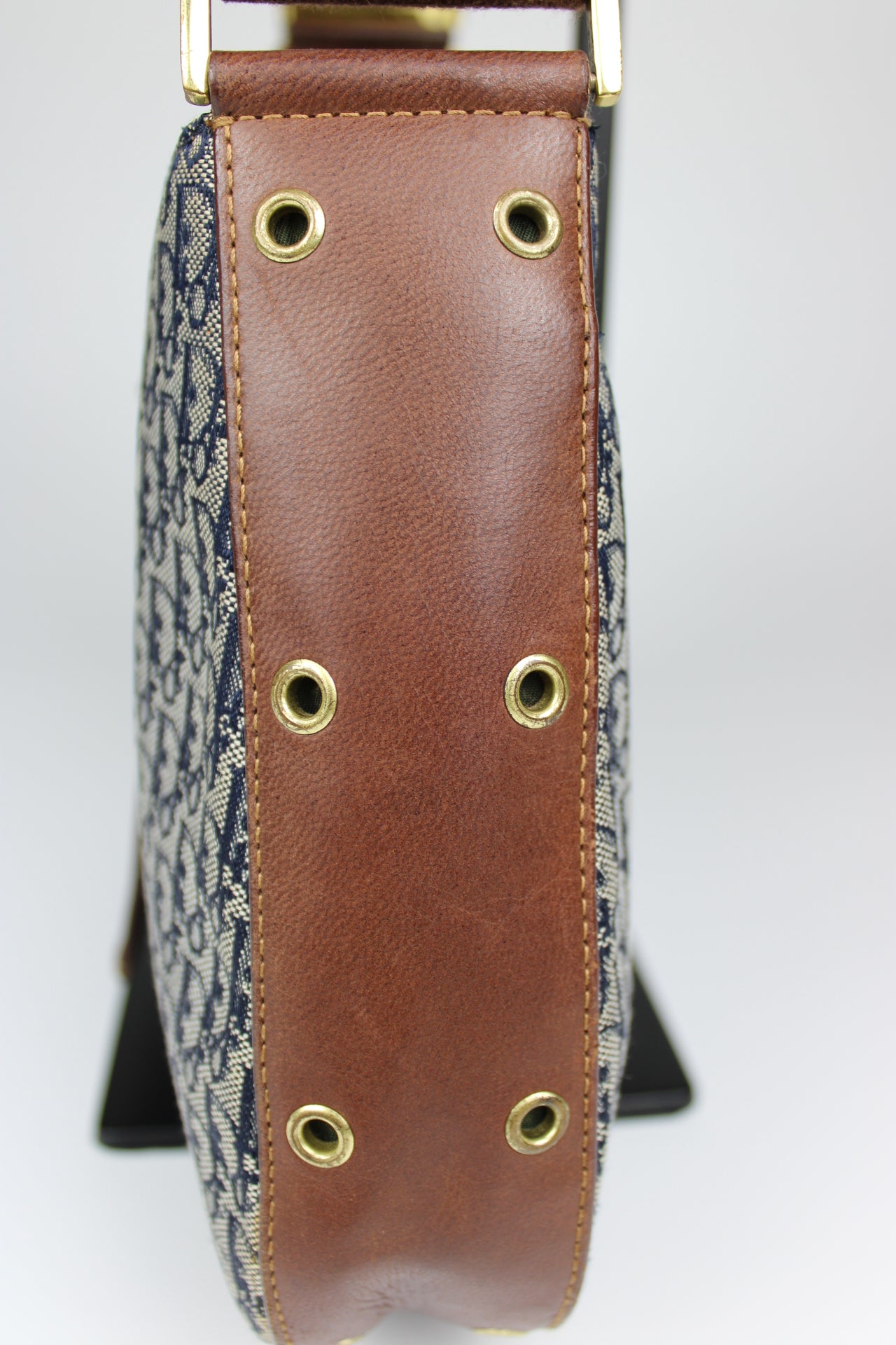 Dior Monogram Columbus Hobo Bag 2002