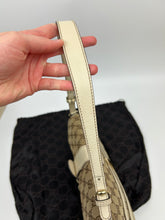 Load image into Gallery viewer, Gucci Monogram Horsebit Shoulder Bag
