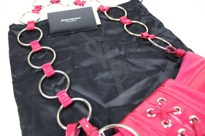 Yves Saint Laurent La Parisienne Patent O-Ring Strap Bag 2005