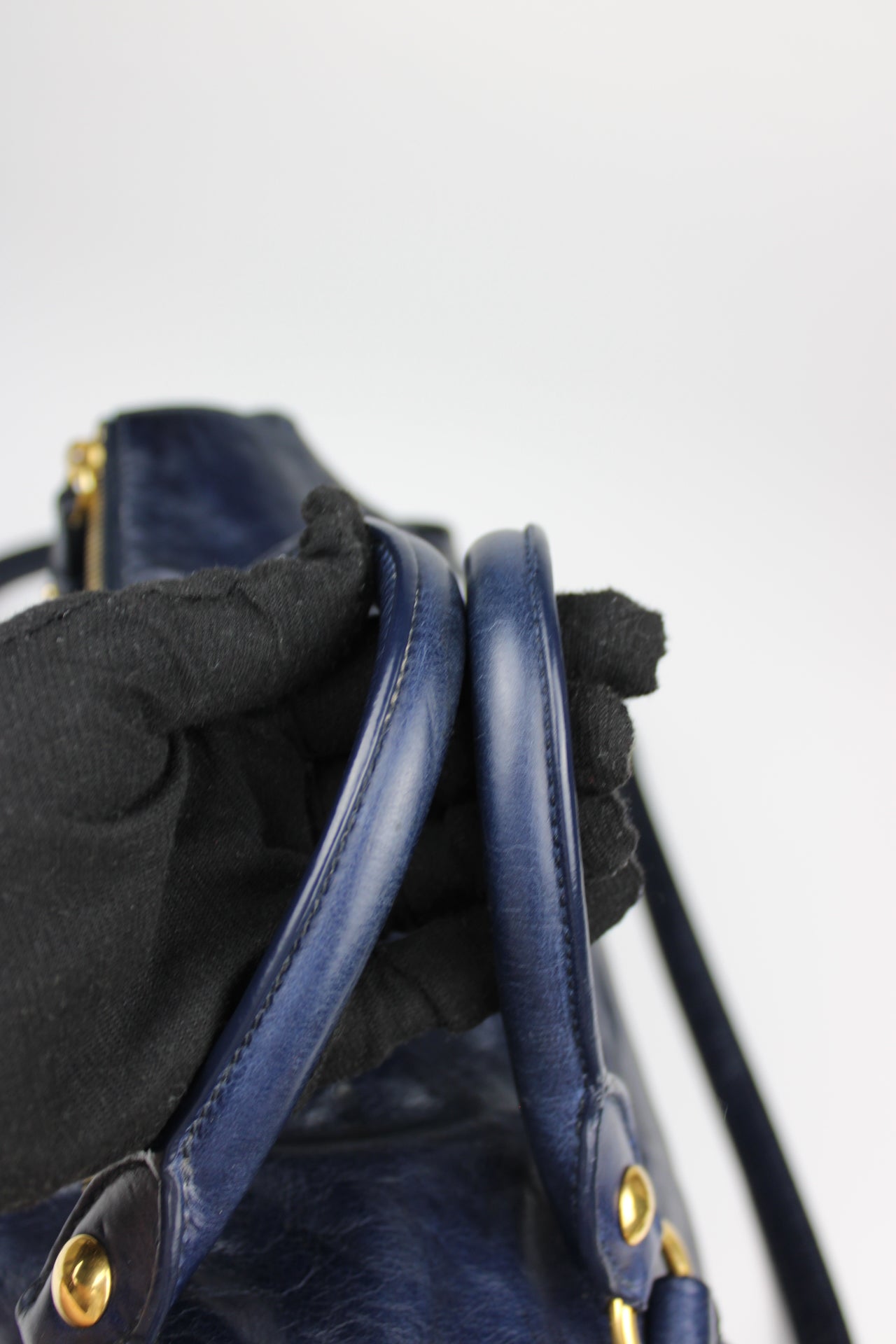 Miu Miu Navy Bow 2-Way Bag